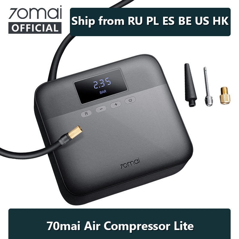 70mai Car Air Compressor Lite 70mai 12V protable Electric Car Air Pump Mini compressor Tire Inflator Auto Tyre Pumb
70mai Car Air Compressor Lite 70mai 12V protable Electric Car Air Pump Mini compressor Tire Inflator Auto Tyre Pumb