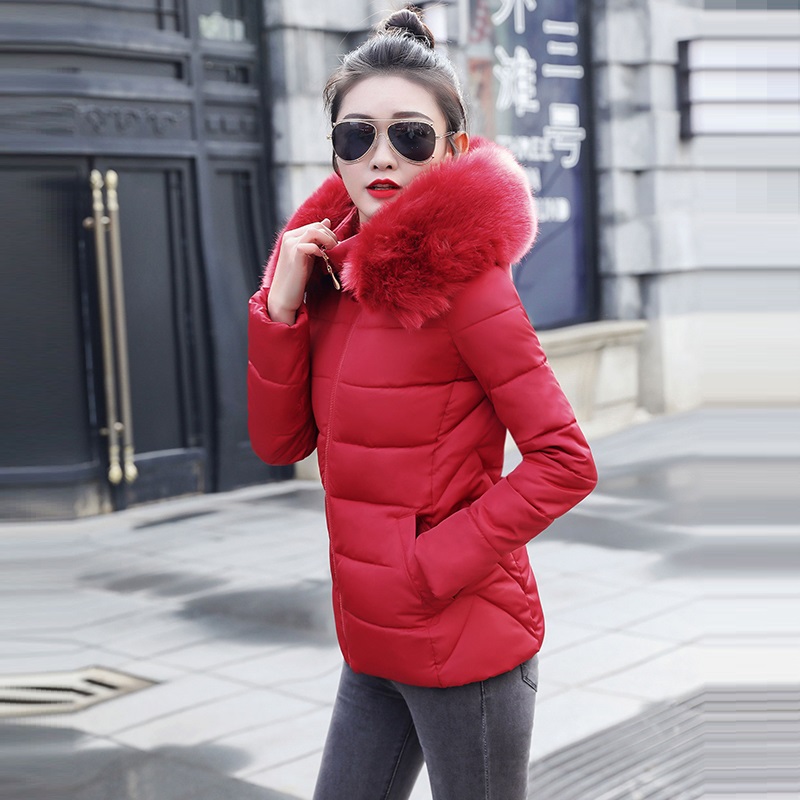 Fashion women 2020 New Arrival Slim Parkas New Plus size For Women's Cotton Down Parka With Hooded Coat Warm Winter Jacket Women