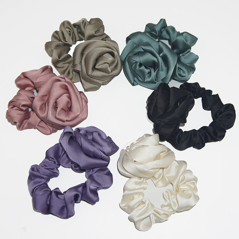 Silk Big Rose Flower Elastic Hair Band For Women Hair Accessories For Girls Crystal Tie Rubber Band Scrunchies
Silk Big Rose Flower Elastic Hair Band For Women Hair Accessories For Girls Crystal Tie Rubber Band Scrunchies