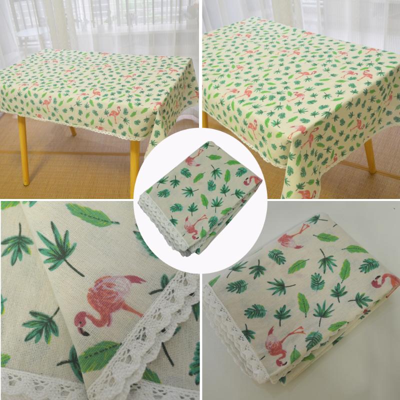 Hawaiian Style Linen Cotton Home table cloth Printed Flamingo Lace Kitchen Table Cloth Wedding Christmas Dining Cover, A37
Hawaiian Style Linen Cotton Home table cloth Printed Flamingo Lace Kitchen Table Cloth Wedding Christmas Dining Cover, A37