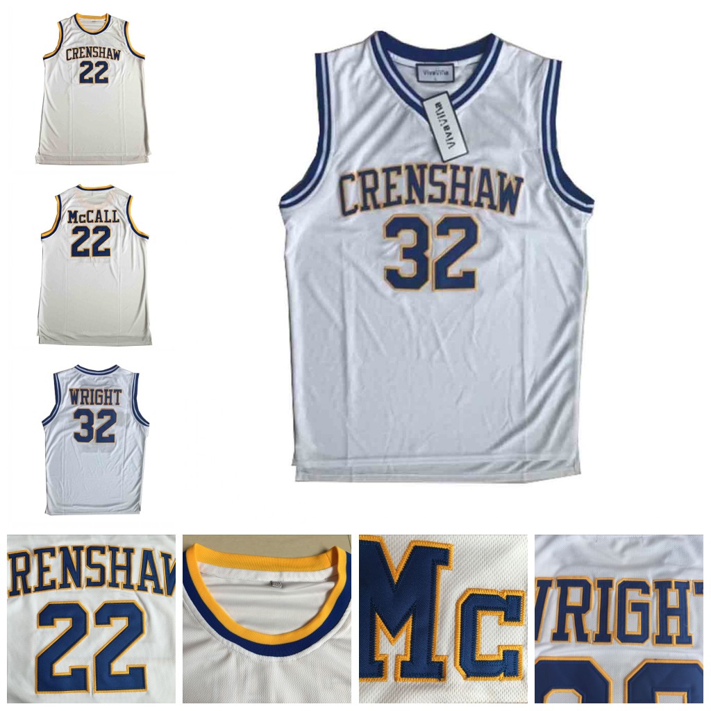 22 Quincy McCALL 32 Monica Wright Crenshaw High School Movie Jerseys Mens Love and Basketball Stitched College Basketball Jerseys, Black
22 Quincy McCALL 32 Monica Wright Crenshaw High School Movie Jerseys Mens Love and Basketball Stitched College Basketball Jerseys, Black