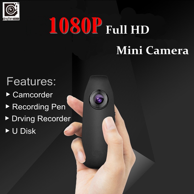 

DINGFENTECH ID07 1080P Full HD Wireless Mini Pen Camera Micro Body Worn Audio Video Car Recorder Motion Action DV DVR Camcorder, As pic