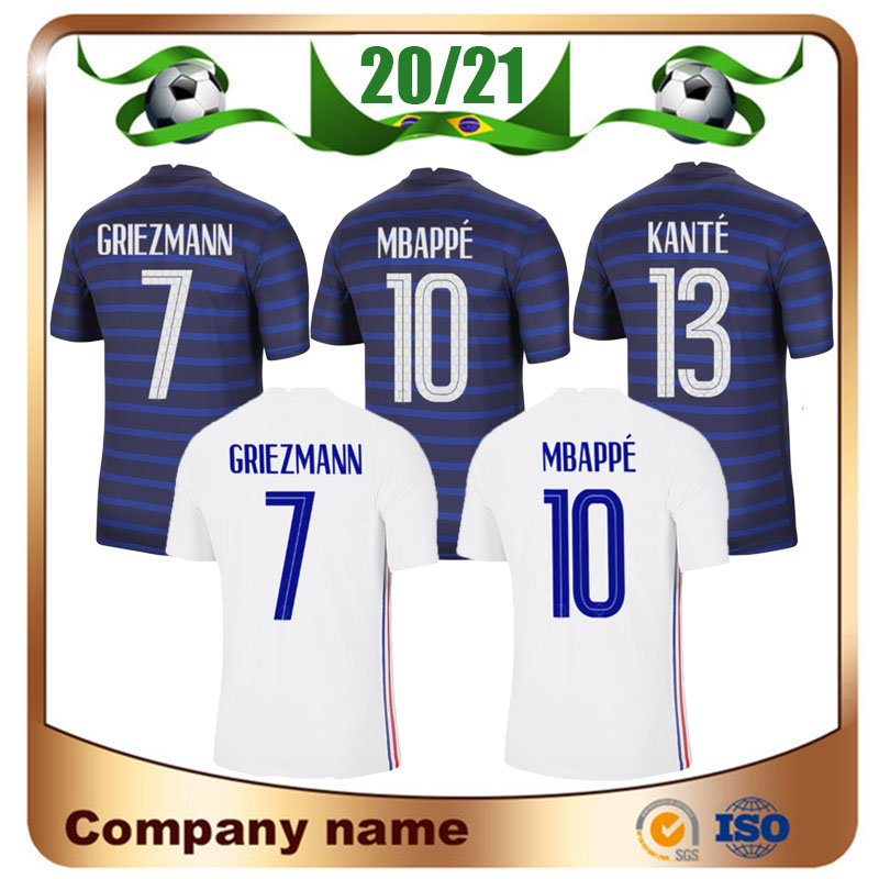 France 20/21 Euro Cup 2 stars #10 MBAPPE Soccer Jersey 2021 home #7 GRIEZMANN POGBA Away white Shirt 13 KANTE football Uniform, 20/21 home
France 20/21 Euro Cup 2 stars #10 MBAPPE Soccer Jersey 2021 home #7 GRIEZMANN POGBA Away white Shirt 13 KANTE football Uniform, 20/21 home