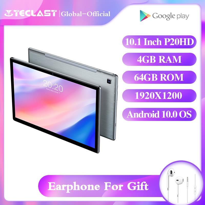 Teclast P20HD tablet 10.1inch Octa core A55 Android 10.0 4GB RAM 64GB ROM 1920×1200 IPS 2.5D touch metal body BDS+GPS 6000mAh, Black
Teclast P20HD tablet 10.1inch Octa core A55 Android 10.0 4GB RAM 64GB ROM 1920×1200 IPS 2.5D touch metal body BDS+GPS 6000mAh, Black