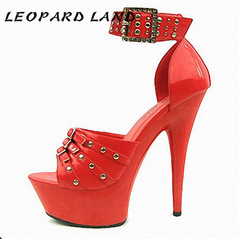 LEOPARD LAND 15cm Heels New Waterproof Platform, Thin Heel Bag, Sexy And Versatile Rivet Super High Heels Sandals LYP, Black
LEOPARD LAND 15cm Heels New Waterproof Platform, Thin Heel Bag, Sexy And Versatile Rivet Super High Heels Sandals LYP, Black