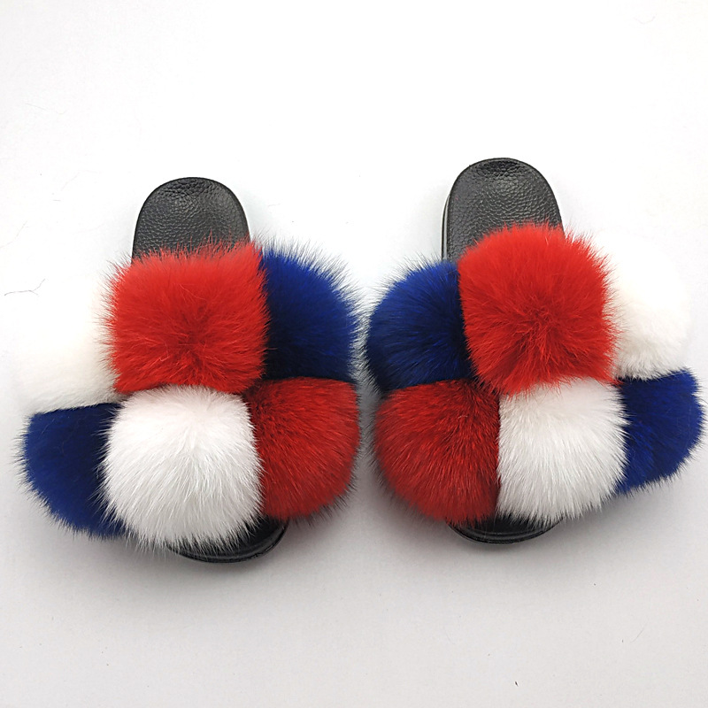 100% real fur slippers female fur slippers rainbow shoes cute flip flops women travel furry shoes L-095#, 12
100% real fur slippers female fur slippers rainbow shoes cute flip flops women travel furry shoes L-095#, 12