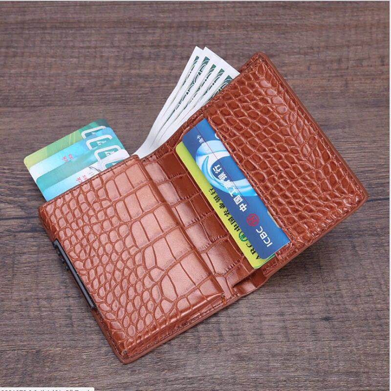 New Slim Holder Aluminium Men Women Metal Wallet for Card ID Holders Business Card Package Protector