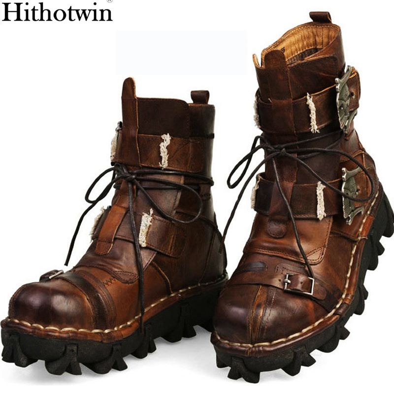 Martin boots men's high top combat boots personality steampunk tooling thick bottom riding motorcycle tough guy
Martin boots men's high top combat boots personality steampunk tooling thick bottom riding motorcycle tough guy