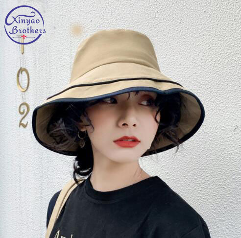 High Quality Sun Hat Fake Double-Deck Bucket Hat Men Women Solid Caps Summer Fisherman Outdoor Foldable Beach, Black
High Quality Sun Hat Fake Double-Deck Bucket Hat Men Women Solid Caps Summer Fisherman Outdoor Foldable Beach, Black