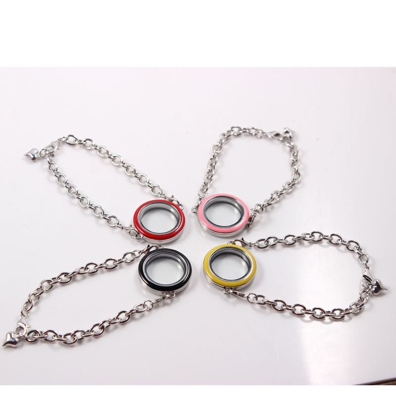 28mm Alloy Round Enamel Floating Locket Bracelets Mix Colors Screw Floating Locket Bracelet Bangles 5pcs
28mm Alloy Round Enamel Floating Locket Bracelets Mix Colors Screw Floating Locket Bracelet Bangles 5pcs