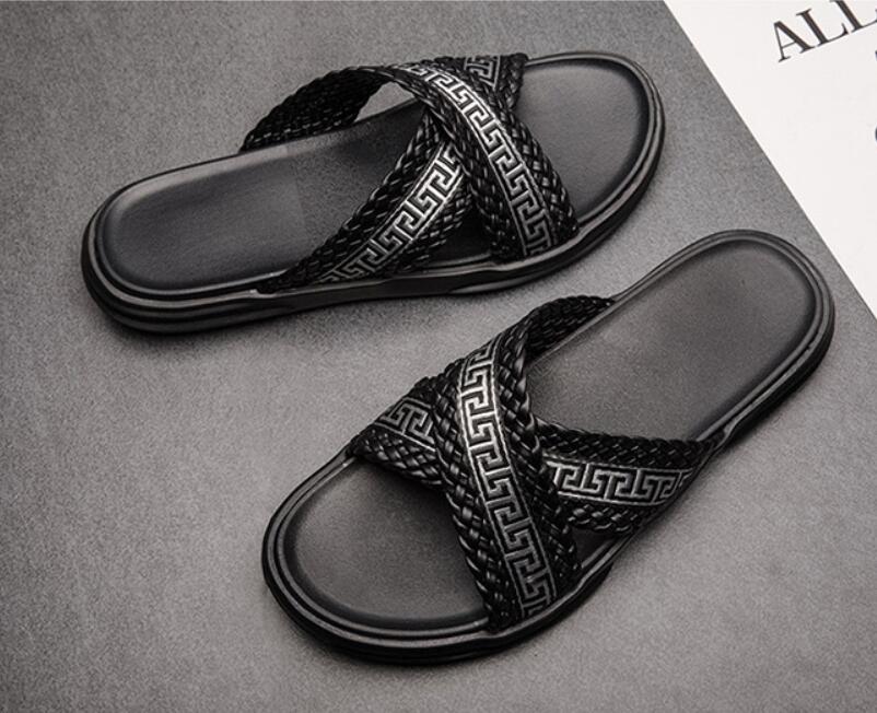 Men flip-flops Sandals with Correct Dust Bag Shoes snake print Slide Summer Wide Flat Sandals Slipper DA52, White
Men flip-flops Sandals with Correct Dust Bag Shoes snake print Slide Summer Wide Flat Sandals Slipper DA52, White
