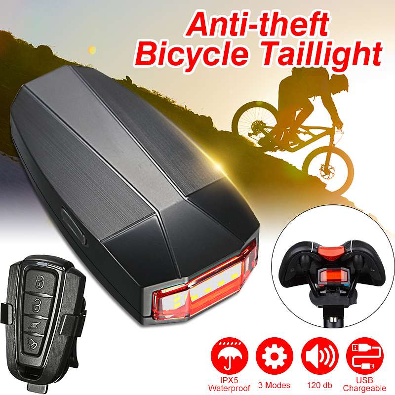 Bicycle Rear Light USB Charge Control Alarm Lock Wireless Remote Alerter Bell Tailight Waterproof COB MTB Road Bike Accessories
Bicycle Rear Light USB Charge Control Alarm Lock Wireless Remote Alerter Bell Tailight Waterproof COB MTB Road Bike Accessories