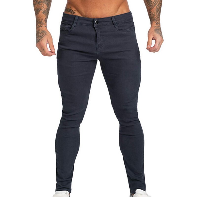2020 Men Stylish Solid Jeans Pants Biker Skinny Slim Fit Straight Denim Trousers Men Hip Hop Streetwear Pencil Pants, Blue
2020 Men Stylish Solid Jeans Pants Biker Skinny Slim Fit Straight Denim Trousers Men Hip Hop Streetwear Pencil Pants, Blue