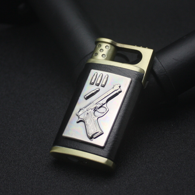 Retro Torch Turbo Spray Gun Lighter Jet Butane Gas Emboss Metal Lighter Windproof Cigar Cigarette Accessories Gadgets for Men NO GAS
Retro Torch Turbo Spray Gun Lighter Jet Butane Gas Emboss Metal Lighter Windproof Cigar Cigarette Accessories Gadgets for Men NO GAS