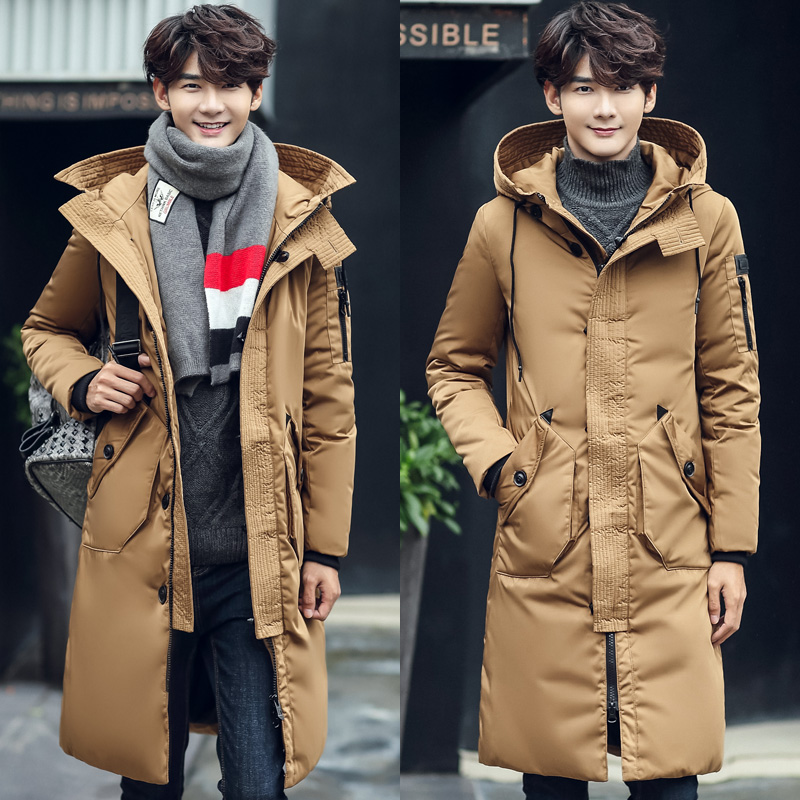 Men's Down Cotton Padded Outwear Winter Parka Jacket Warm Hooded Long Coat Casual N050, Black
Men's Down Cotton Padded Outwear Winter Parka Jacket Warm Hooded Long Coat Casual N050, Black