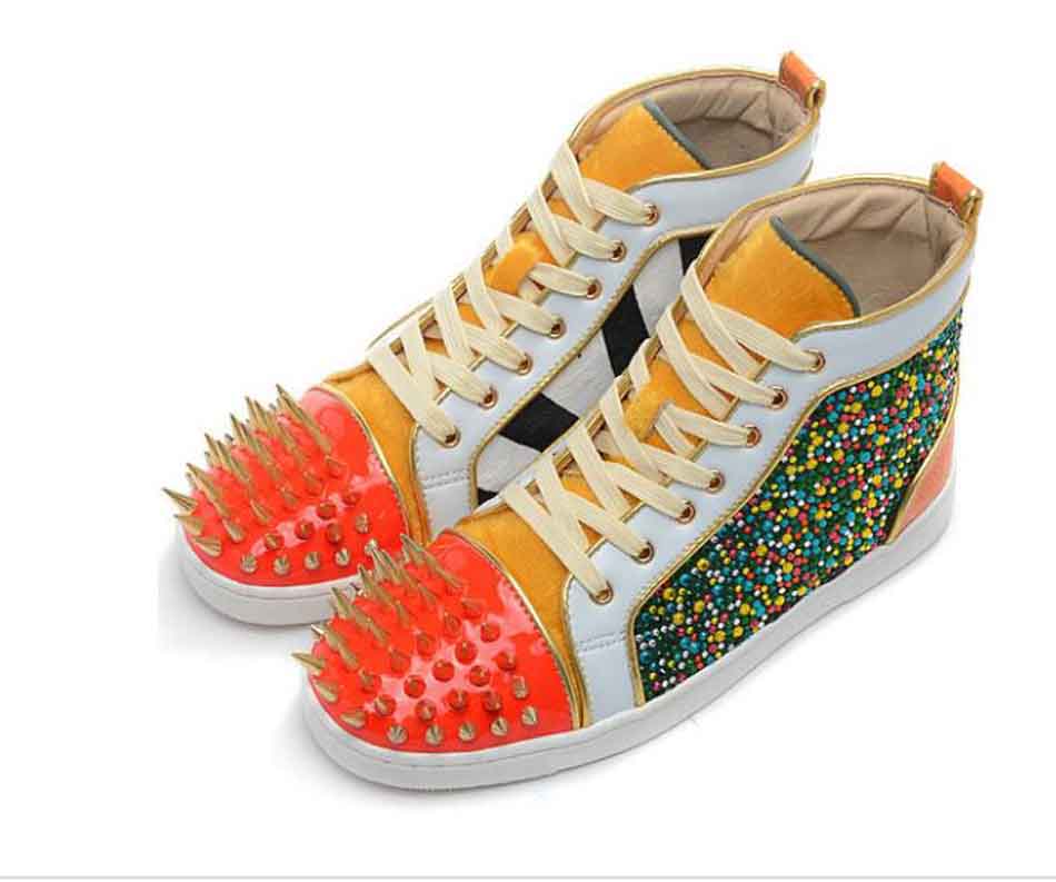 Fashion Studded Pik Rivets Genuine Leather Red Bottom Sneakers Shoes Men Spikes Sneaker Luxurious Women Studs Leisure Party Dress Wedding, Black
Fashion Studded Pik Rivets Genuine Leather Red Bottom Sneakers Shoes Men Spikes Sneaker Luxurious Women Studs Leisure Party Dress Wedding, Black