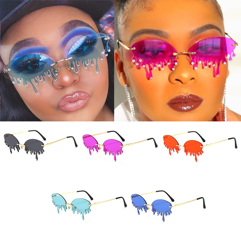 Wholesale Fashion Crying Tears Sunglasses Women Brand Designer Luxury Diamond Party Sun Glasses Female Show Shades Oculos
Wholesale Fashion Crying Tears Sunglasses Women Brand Designer Luxury Diamond Party Sun Glasses Female Show Shades Oculos