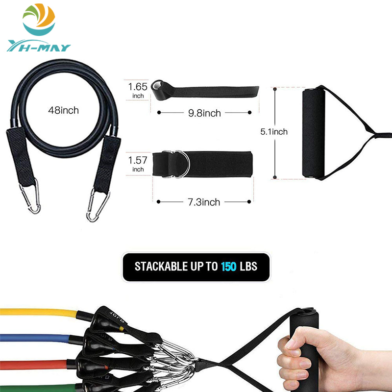 TPE 22 Pcs/Set Latex Pull Rope 1.2M Multi Function Resistance Bands Home Workout Exercise Yoga Crossfit Fitness Tubes With Bag
TPE 22 Pcs/Set Latex Pull Rope 1.2M Multi Function Resistance Bands Home Workout Exercise Yoga Crossfit Fitness Tubes With Bag