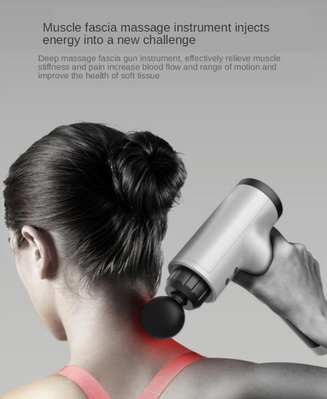 6 Gears Massage Gun Deep Muscle Massager Body Neck Massage Exercising Relaxation Slimming Shaping Pain Relief
6 Gears Massage Gun Deep Muscle Massager Body Neck Massage Exercising Relaxation Slimming Shaping Pain Relief