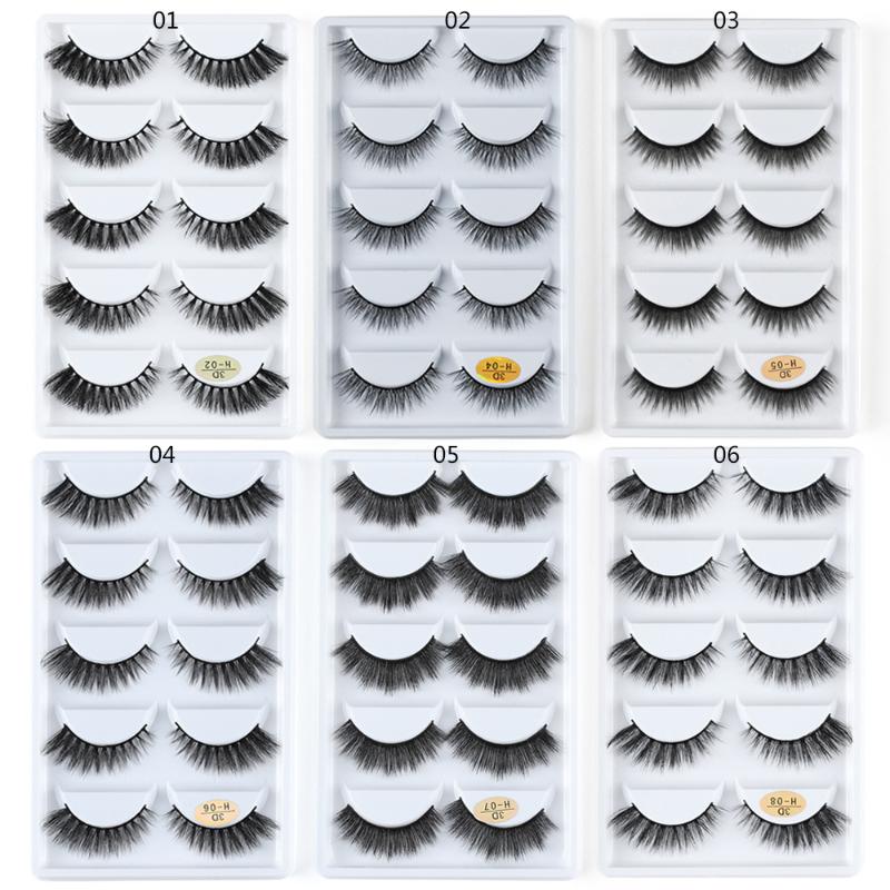 5 Pairs 3D Long Thick False Eyelashes Soft Faux Mink Hair Lashes Extension Handmade Criss Cross Messy Beauty Makeup Tools
5 Pairs 3D Long Thick False Eyelashes Soft Faux Mink Hair Lashes Extension Handmade Criss Cross Messy Beauty Makeup Tools