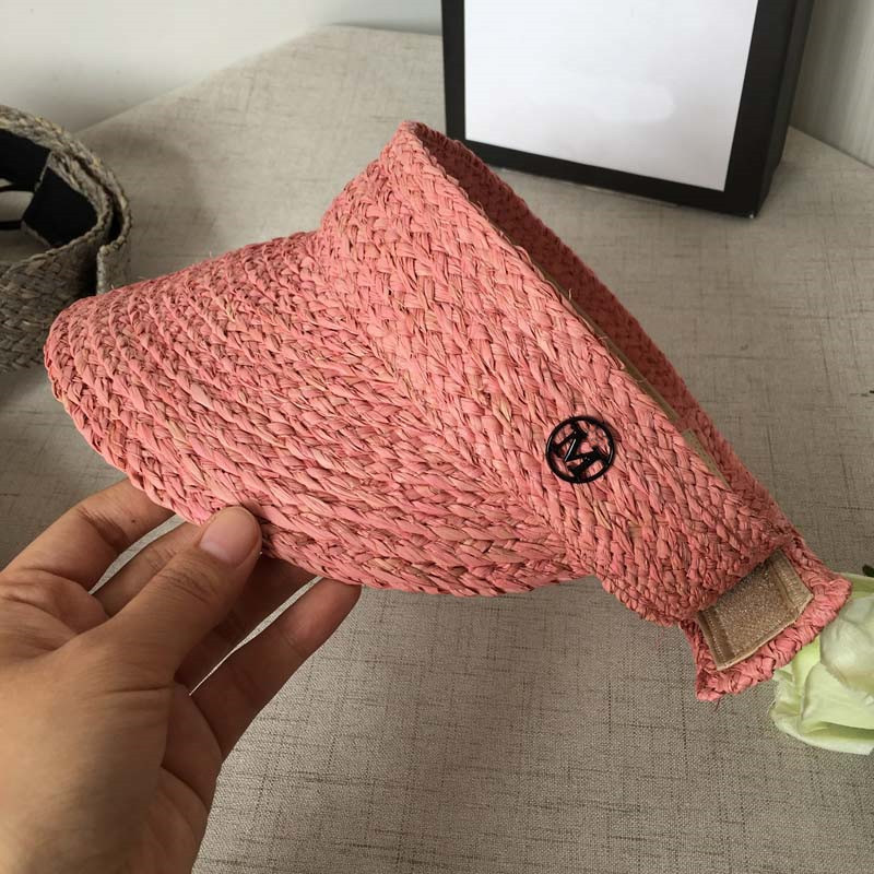 No hat M the prevent bask in summer travel lafite grass cap female han edition beach hat empty hat straw Visors T200103