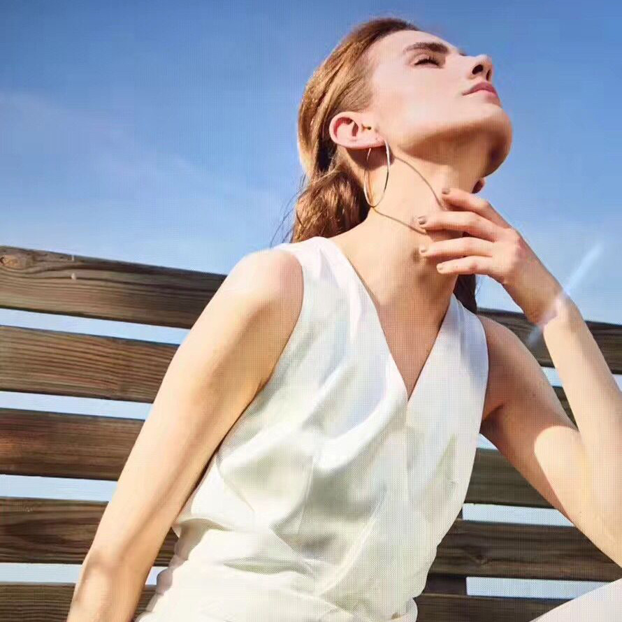 Fashion 58mm Big Hoop Earrings 3 PairsSet Punk Rock Smooth Rose Gold Silver Color Circle Round Loop Earrings Women Jewelry