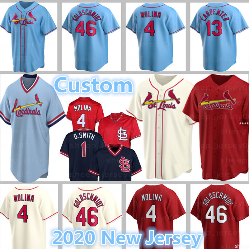 28 Nolan Arenado Custom Goldschmidt Jerseys Paul Cardinal Baseball Yadier Molina Ozzie Smith Alex Reyes Dexter Fowler Carpenter Bader 01, Custom 2020 retro (hongque)
28 Nolan Arenado Custom Goldschmidt Jerseys Paul Cardinal Baseball Yadier Molina Ozzie Smith Alex Reyes Dexter Fowler Carpenter Bader 01, Custom 2020 retro (hongque)