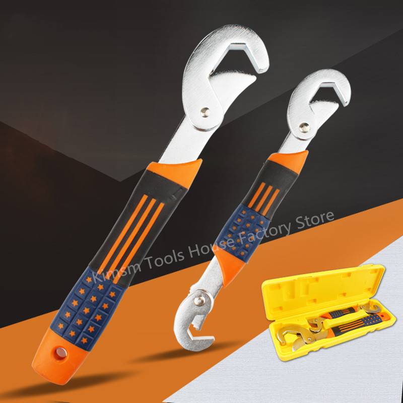 

Multi-Functional Adjustable Wrench Torque Ratchet Self-gripping Snap'n Grip Spanner Universal Plumping Valves Car Repair Tool