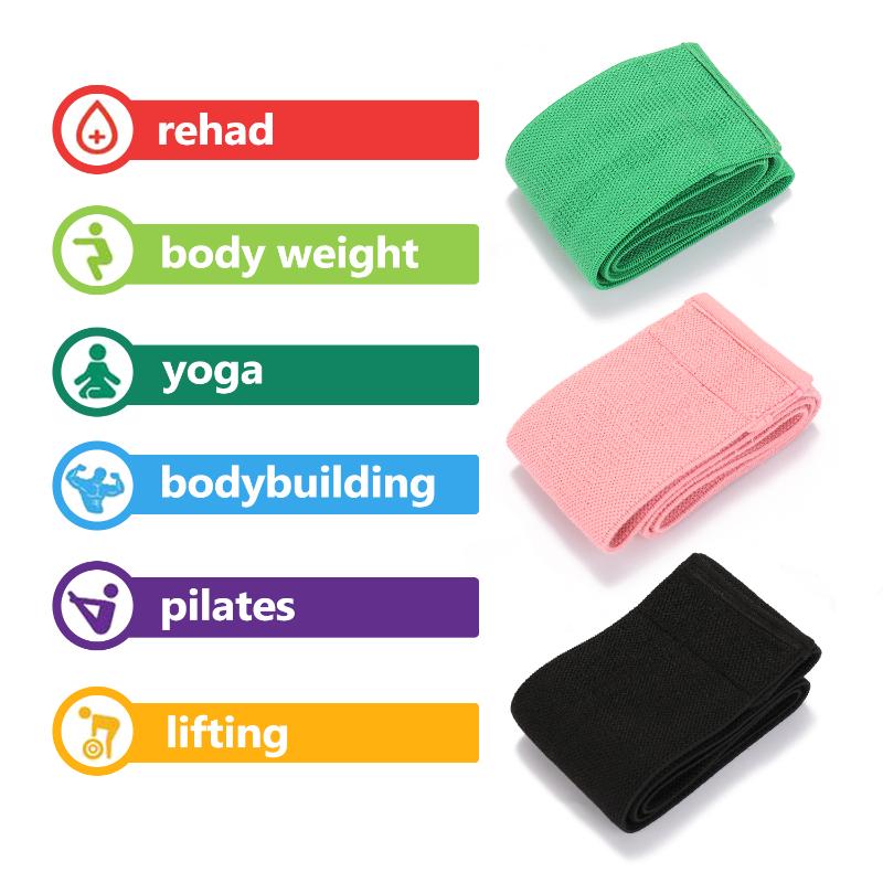 Yoga Fitness Resistance Bands Pull Rope Cotton Elastic Bands for Fitness Equipment for Gym Home Exercise Yoga Workout Booty Band
Yoga Fitness Resistance Bands Pull Rope Cotton Elastic Bands for Fitness Equipment for Gym Home Exercise Yoga Workout Booty Band