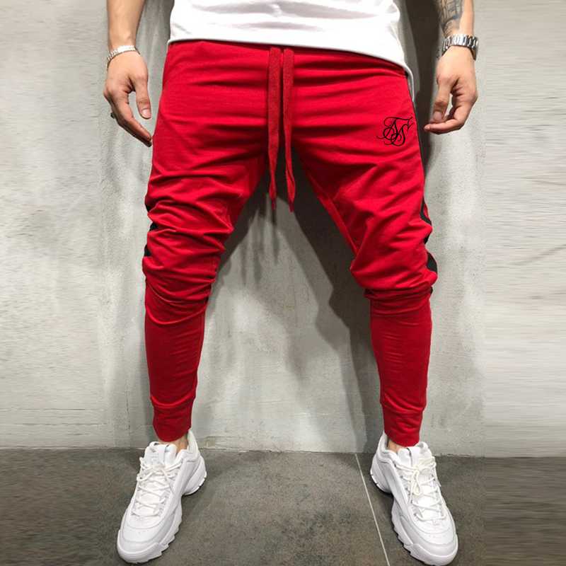 SikSilk Jogging Men Sport Sweatpants Running Pants GYM Pants Men Joggers Cotton Trackpants Slim Fit Bodybuilding Trouser