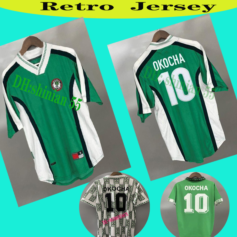 Top 1998 Retro soccer jerseys 94 football shirt OKOCHA jersey YEKINI Classic maillot de foot FINIDI Retro football uniforms, Black;yellow
Top 1998 Retro soccer jerseys 94 football shirt OKOCHA jersey YEKINI Classic maillot de foot FINIDI Retro football uniforms, Black;yellow