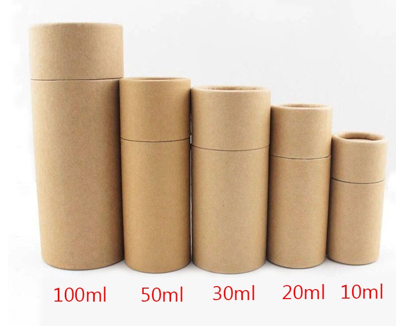 Kraft paper cardboard Essential oil bottle canister kraft tube cylindar round jar packaging gift box Gift Wrap 10ml 20ml 30ml 50ml 100ml
Kraft paper cardboard Essential oil bottle canister kraft tube cylindar round jar packaging gift box Gift Wrap 10ml 20ml 30ml 50ml 100ml