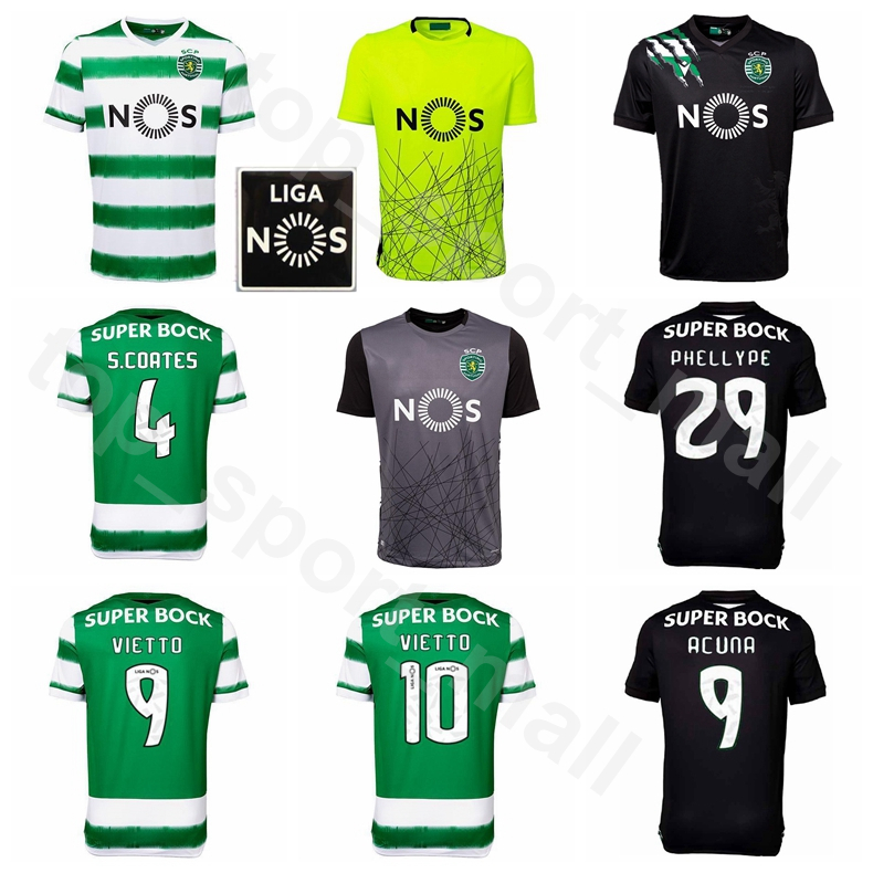 2020 2021 Sporting CP Lisbon Soccer Jersey 9 VIETTO 29 PHELLYPE 4 COATES 77 JOVANE 90 SPORAR 9 ACUNA WENDEL Football Shirt Kits, With patch
2020 2021 Sporting CP Lisbon Soccer Jersey 9 VIETTO 29 PHELLYPE 4 COATES 77 JOVANE 90 SPORAR 9 ACUNA WENDEL Football Shirt Kits, With patch