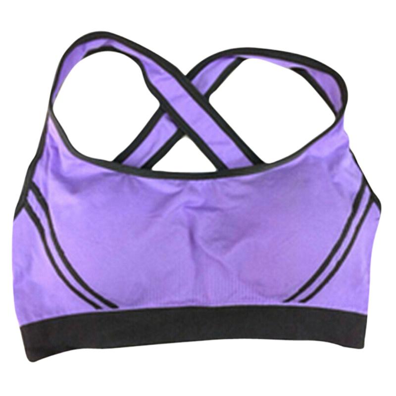 Women Seamless Sports Tanks Top Vest Bra Push up For Yoga Sports Sleep Running Fitness Clothing Purple S
Women Seamless Sports Tanks Top Vest Bra Push up For Yoga Sports Sleep Running Fitness Clothing Purple S