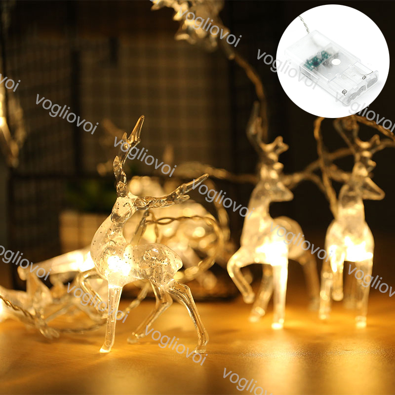 Christmas Lights LED Strings Sika Deer 10Leds 20Leds Multicolour 6500K 3000K Holiday Lighting For Outdoor Courtyard Decoration DHL
Christmas Lights LED Strings Sika Deer 10Leds 20Leds Multicolour 6500K 3000K Holiday Lighting For Outdoor Courtyard Decoration DHL