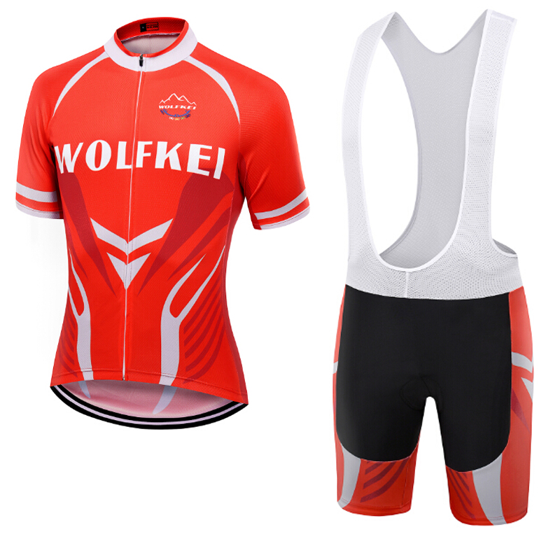 Wolfkei Red-white New Team Outdoor Sport Bike Clothing Cycling Wear Short Sleeve Cycling Jersey and Bib Shorts Sets, Short bib set
Wolfkei Red-white New Team Outdoor Sport Bike Clothing Cycling Wear Short Sleeve Cycling Jersey and Bib Shorts Sets, Short bib set