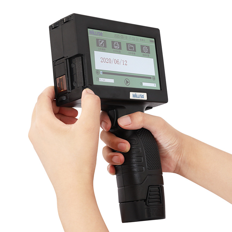 Logo Handheld Inkjet Printer Hand Jet Printer Production Commercial for Expire Date Batch Code Serial Number Barcode QR Code
Logo Handheld Inkjet Printer Hand Jet Printer Production Commercial for Expire Date Batch Code Serial Number Barcode QR Code