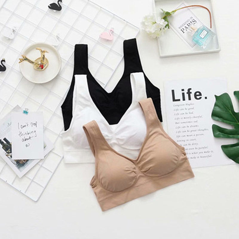 Blackday Hot Sale Girls Sexy Bra Women Bust Bra Push Up Seamless Cotton Tops Sleeping Active Underwear New, Black
Blackday Hot Sale Girls Sexy Bra Women Bust Bra Push Up Seamless Cotton Tops Sleeping Active Underwear New, Black