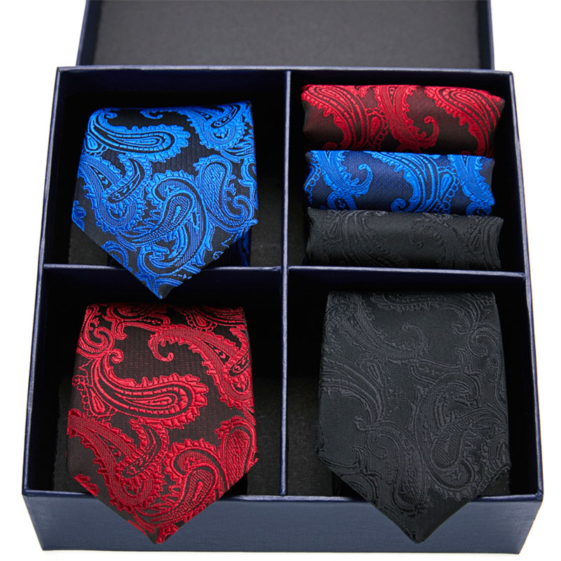 New Design Tie Set With Gift Box Jacquard Woven gravata 7.5 cm Silk Hanky Necktie Sets For Weddin Party Men For Ties
New Design Tie Set With Gift Box Jacquard Woven gravata 7.5 cm Silk Hanky Necktie Sets For Weddin Party Men For Ties