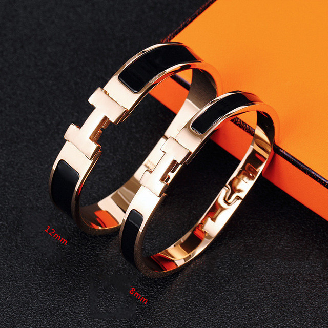 Luxury Designer Jewelry Women Bracelets Stainless Steel Bangles Enamel Charm Bracelets Bangle Letter Buckle Bracelets For Women, Black
Luxury Designer Jewelry Women Bracelets Stainless Steel Bangles Enamel Charm Bracelets Bangle Letter Buckle Bracelets For Women, Black