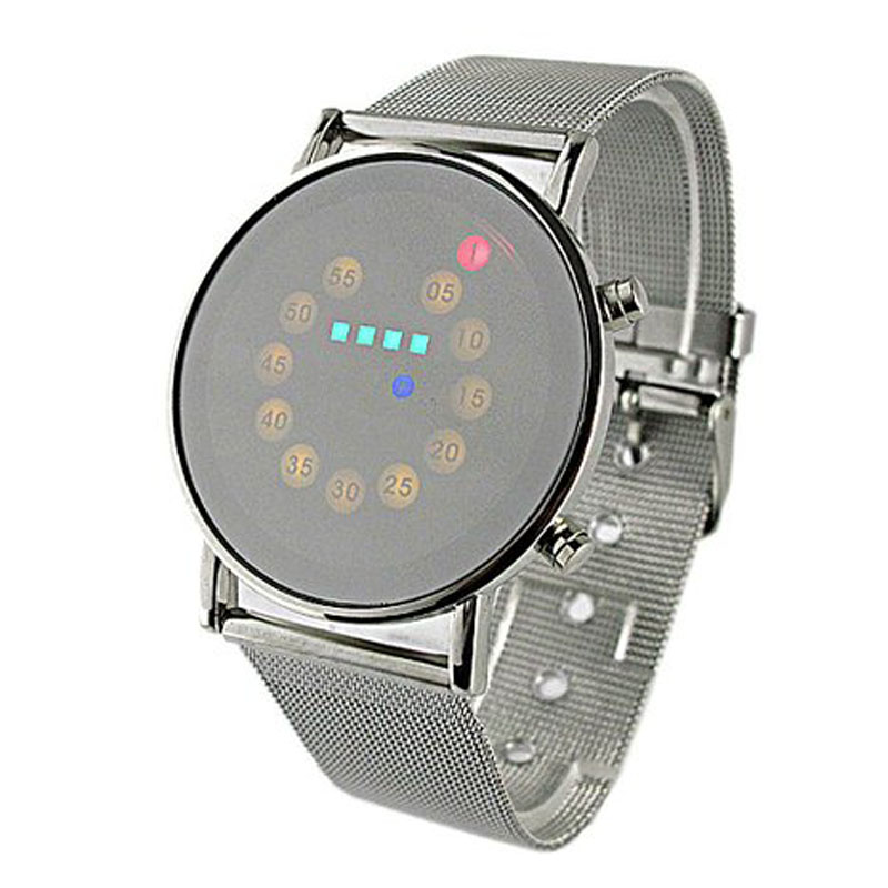 2020 New Red Blue LED Light Men Wrist Watch Stainless Steel Fashion For Special Charming Style Wholesale Mens Digital Watches
2020 New Red Blue LED Light Men Wrist Watch Stainless Steel Fashion For Special Charming Style Wholesale Mens Digital Watches