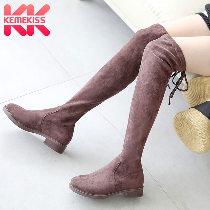 KemeKiss Sexy Lady Winter Autumn Stretch Boots Low Heels Office Work Outdoor Warm Over Knee Boots Thick Bottom Luxury Size 35-39, Black
KemeKiss Sexy Lady Winter Autumn Stretch Boots Low Heels Office Work Outdoor Warm Over Knee Boots Thick Bottom Luxury Size 35-39, Black