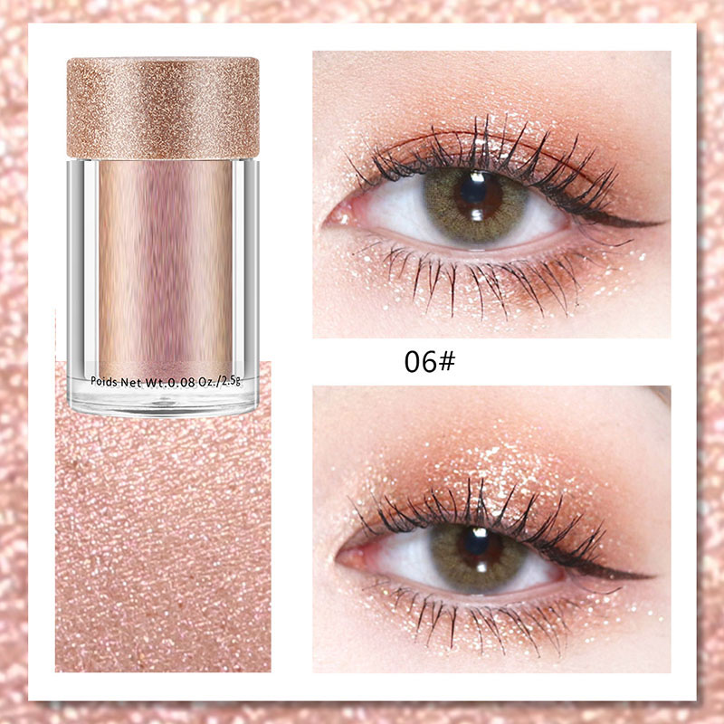 Glitter Pearlescent Eyeshadow Monochrome Eye Shadow Powder Makeup Portable Not Blooming Waterproof Sweatproof Daily Makeup KG66, 08
Glitter Pearlescent Eyeshadow Monochrome Eye Shadow Powder Makeup Portable Not Blooming Waterproof Sweatproof Daily Makeup KG66, 08