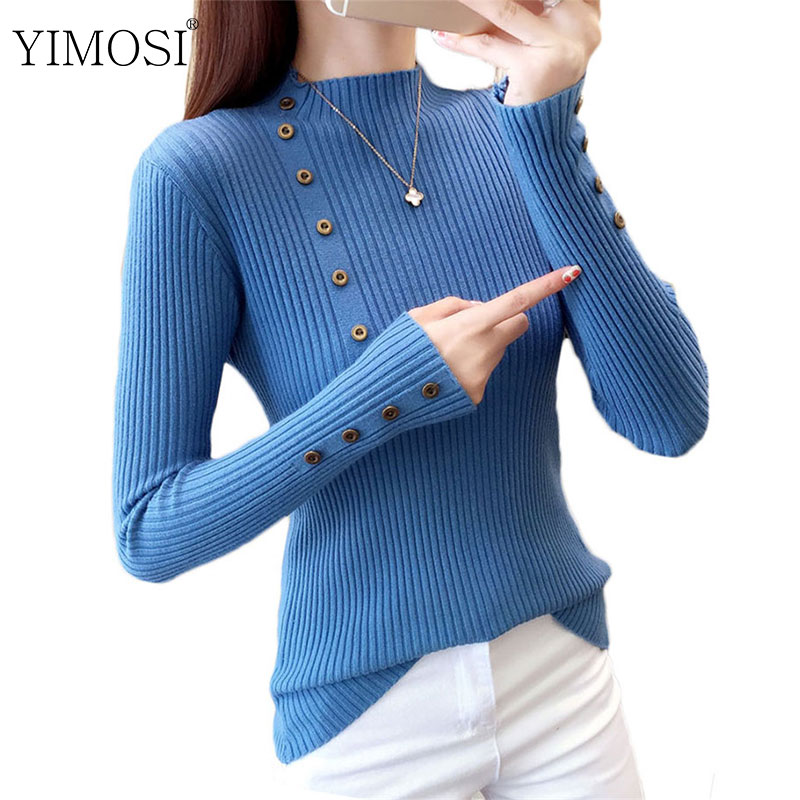 Women Turtleneck Ribbed Pullover Autumn Winter Knitted Sweater 2020 Casual Long Sleeve Solid Button Jumper Tops, Ypg2139black
Women Turtleneck Ribbed Pullover Autumn Winter Knitted Sweater 2020 Casual Long Sleeve Solid Button Jumper Tops, Ypg2139black