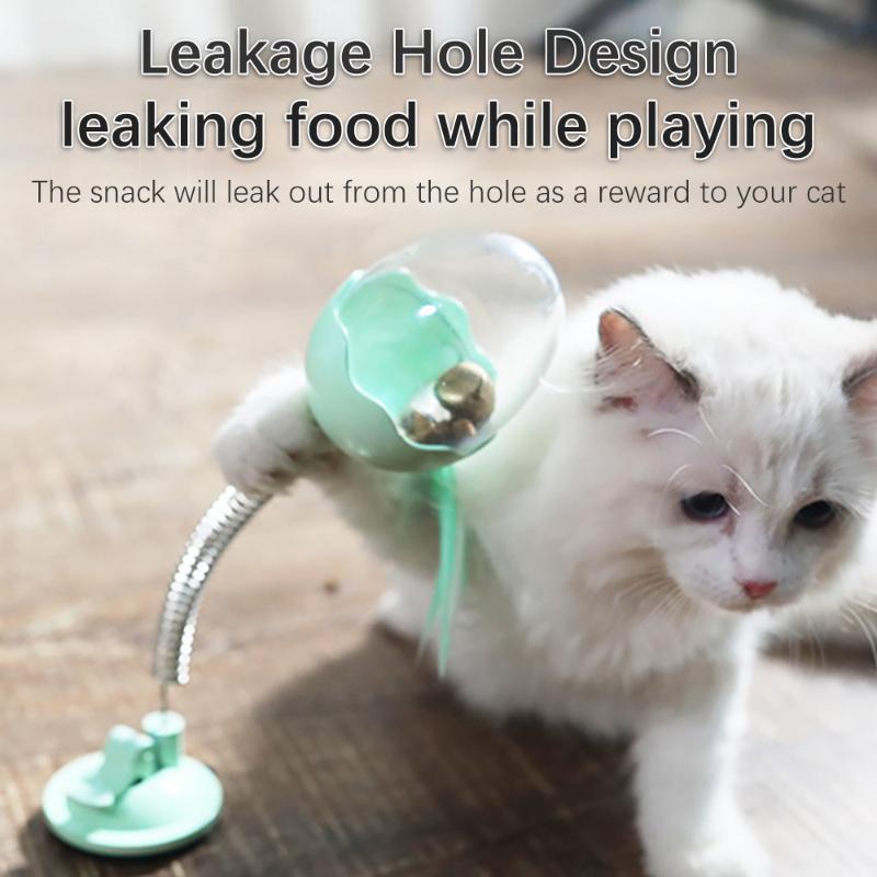 Pet Cat Treat Dispenser Ball Toy Interactive Treat Cat Toys Activity Snackball with LED Light Feather Bell
Pet Cat Treat Dispenser Ball Toy Interactive Treat Cat Toys Activity Snackball with LED Light Feather Bell