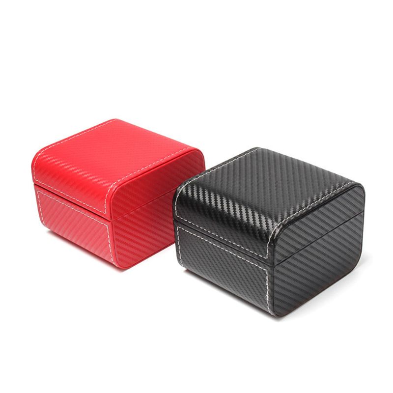 Square Single Slot Watch Storage Box Faux Leather Jewelry Organizer Display Case
Square Single Slot Watch Storage Box Faux Leather Jewelry Organizer Display Case