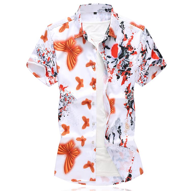 Hawaiian Mens Shirts Floral Mens Dress Shirts Short-sleeved Blouse Clothing Beach style Summer, Photo 4025 c233p45
Hawaiian Mens Shirts Floral Mens Dress Shirts Short-sleeved Blouse Clothing Beach style Summer, Photo 4025 c233p45