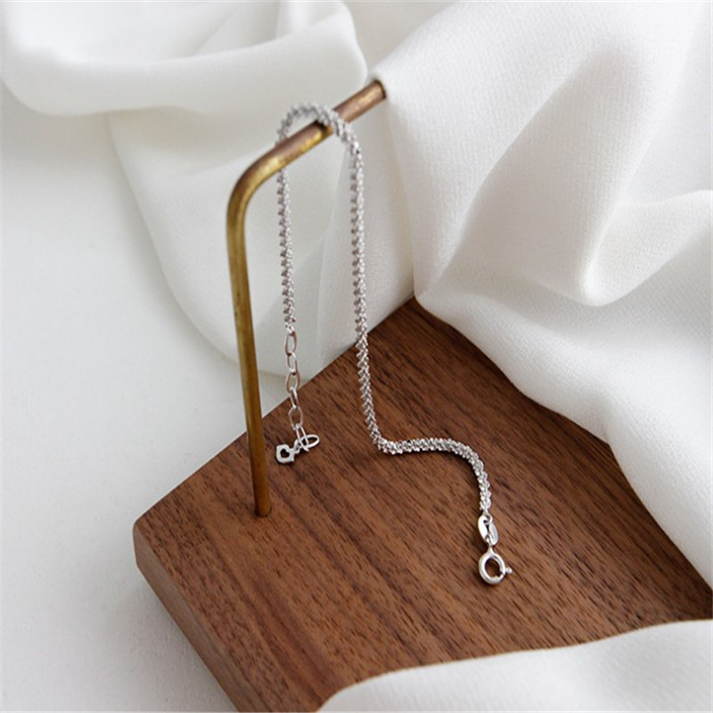 Authentic 925 Sterling Silver Geometric Bracelets For Women Fine Jewelry White Gold /18K Gold Color Wedding Bracelet