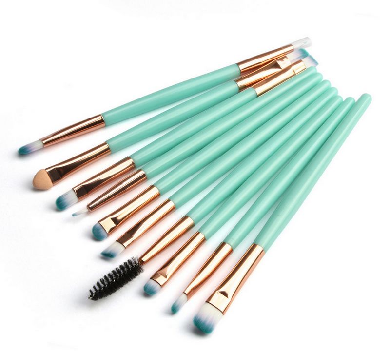MAANGE 10 pcs/lot Makeup Brushes Set For Eye shadow eyeliner mascara Make Up Brush set Tools