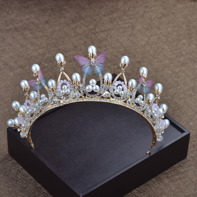 NEW Baroque marry Butterfly An crown Evening party Full dress tiara wedding bridal hair accessories veils designer hair accessories
NEW Baroque marry Butterfly An crown Evening party Full dress tiara wedding bridal hair accessories veils designer hair accessories